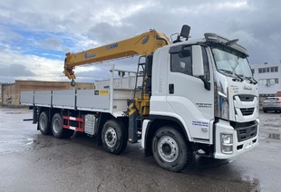 ISUZU GIGA (44т) КМУ XCMG SQS400-5 (16т) БОРТ 8,2×2,5×0,6м